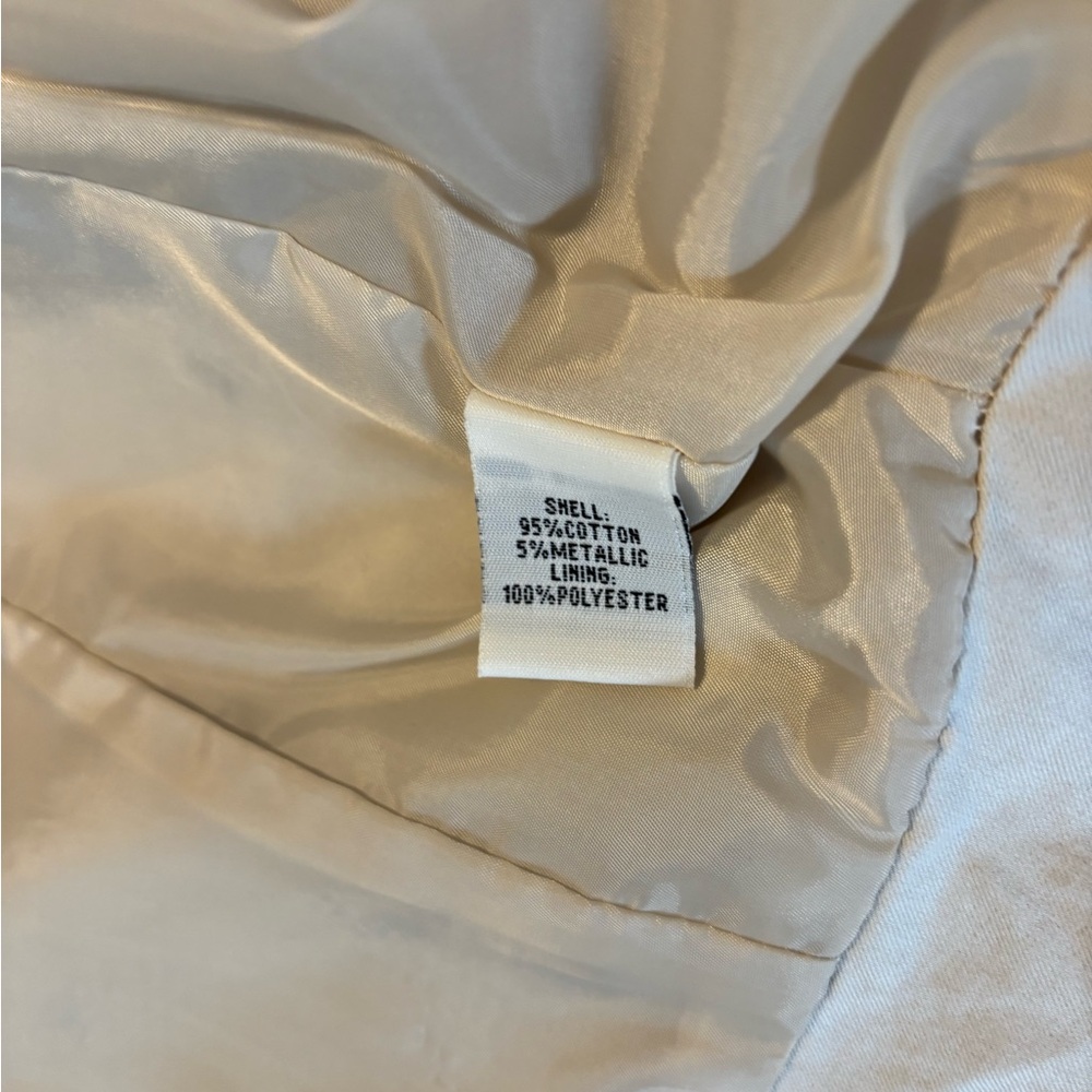 Kenneth Cole Stylish Tan Ruffle Jacket - Picture 6 of 7